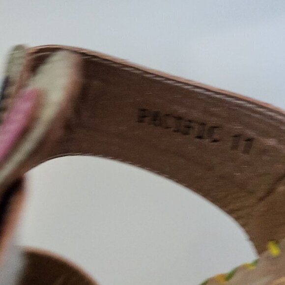 Elite By Corkys NIB Pacific Gray Leather Slip On Mules Sandals Size 11 - Picture 10 of 12